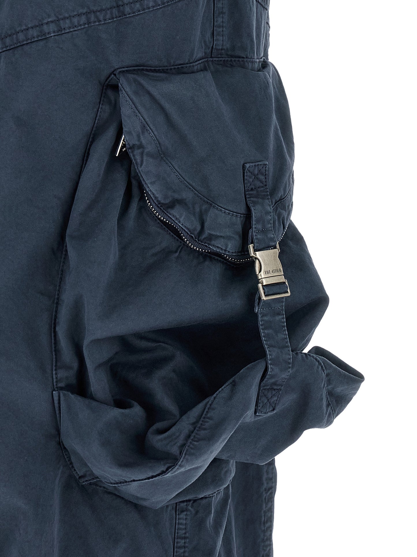 The Attico Hose aus Baumwolle in Blau