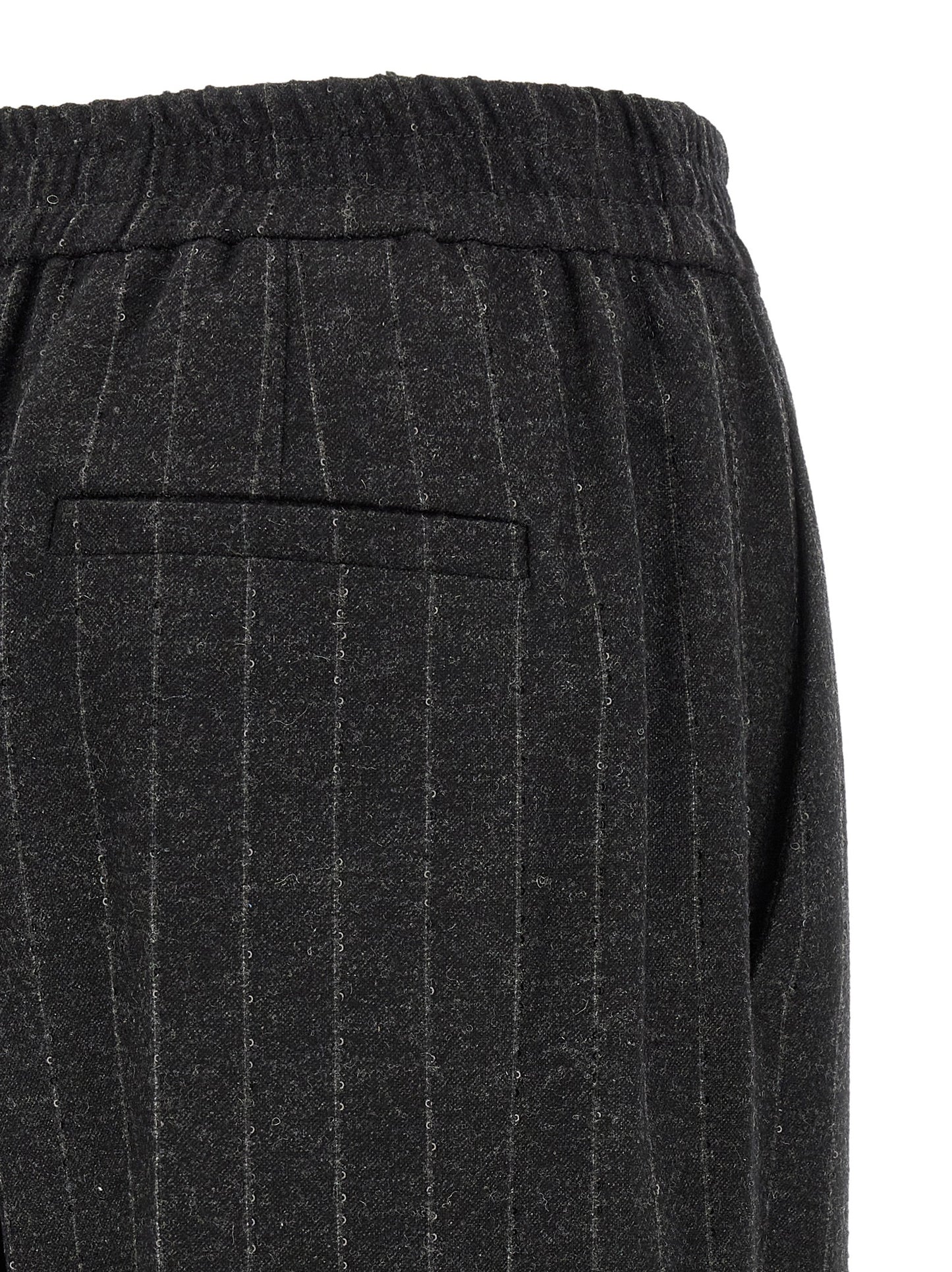 Brunello Cucinelli Graue Hose aus reiner Schurwolle