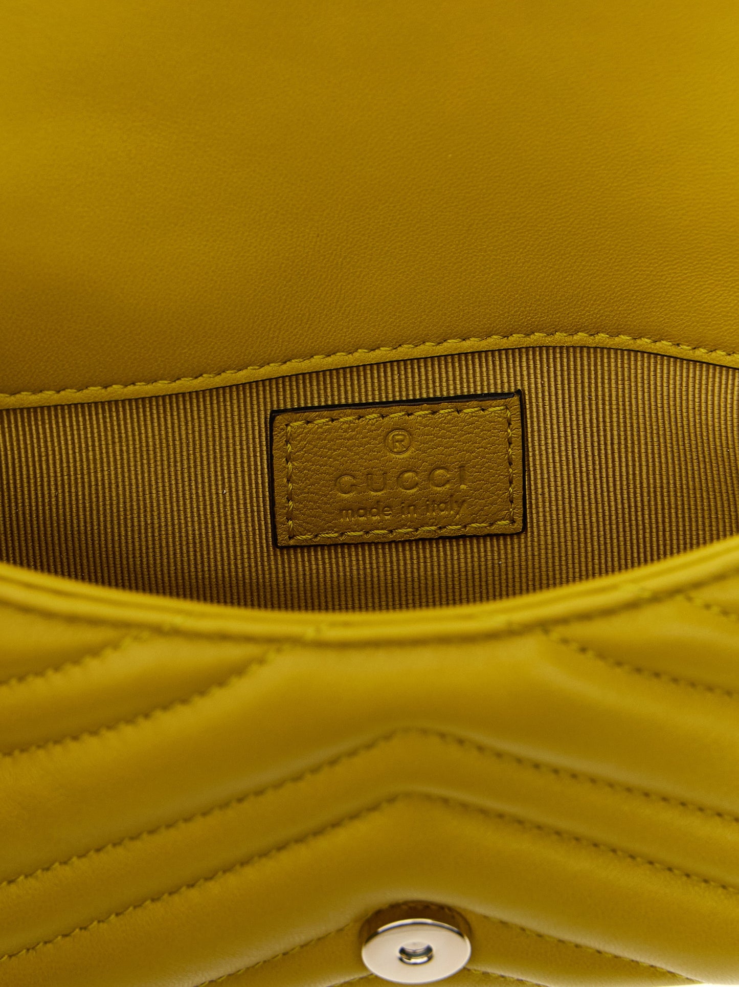 Gucci Schultertasche aus zweifarbigem Lammleder