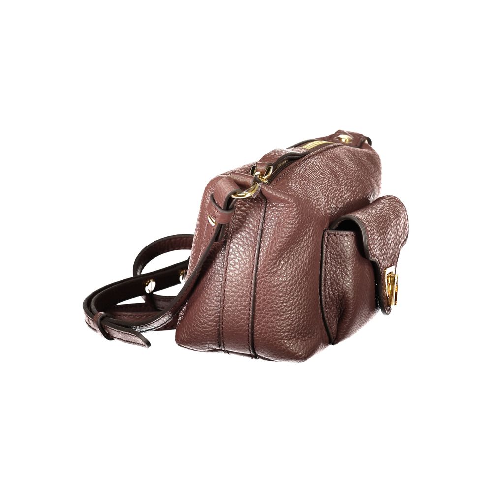 Borsa a tracolla Coccinelle Beat Generation marrone con chiusura a girello