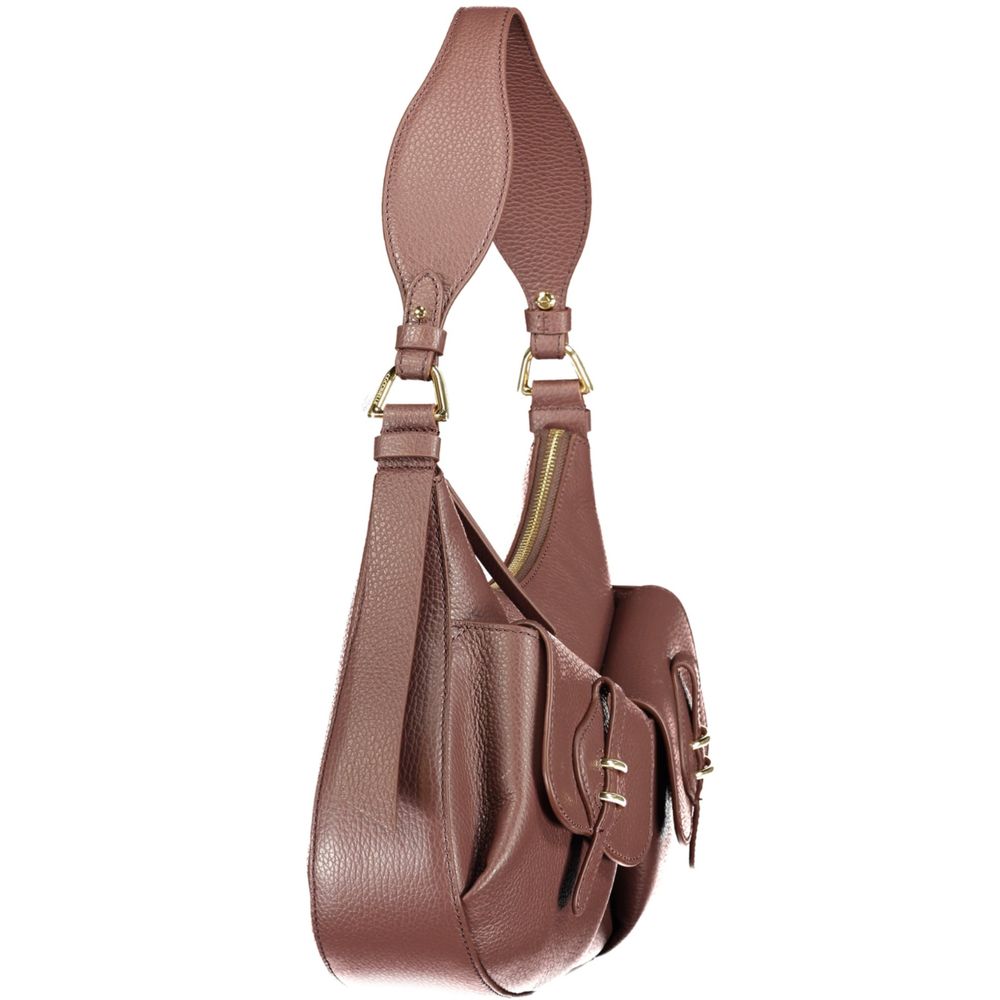 Borsa a tracolla Coccinelle Mavery Pocket Marrone