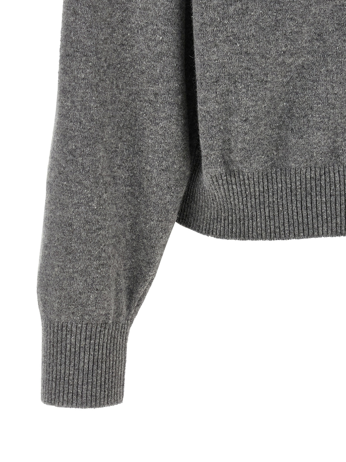 Alberta Ferretti Grauer Schurwoll-Cardigan – Produktansicht 4 | Arca Lucia