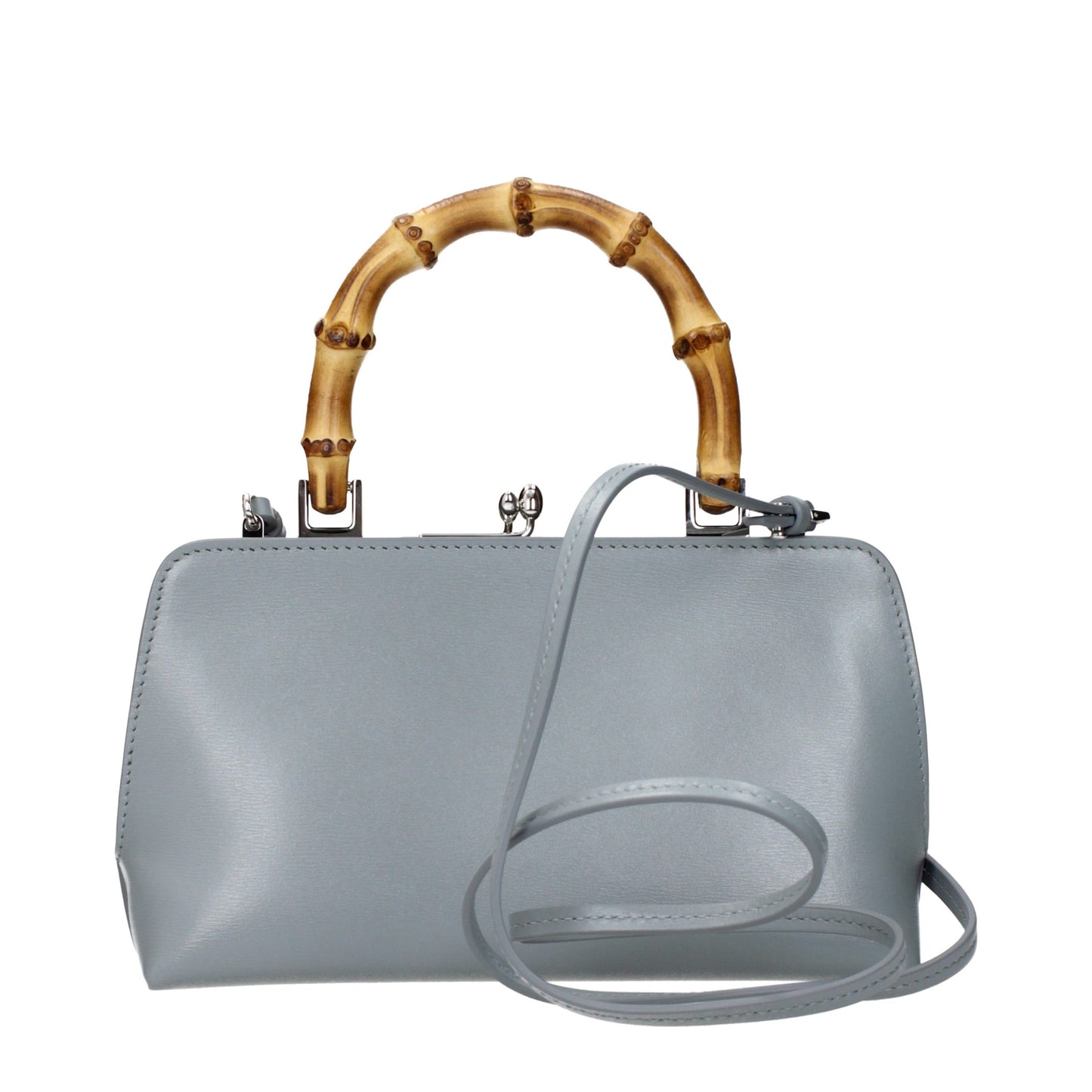 Jil Sander Graue Lederhandtasche