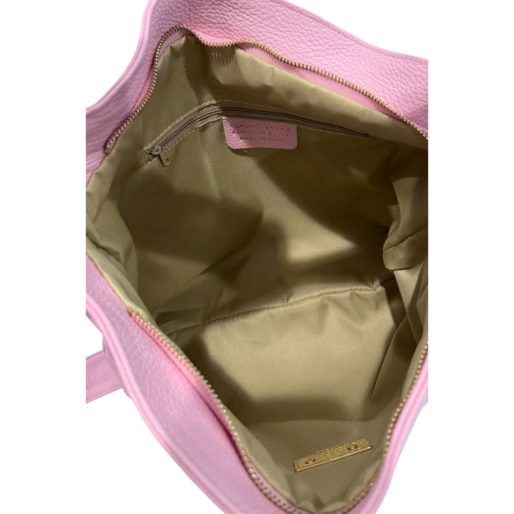 Baldinini Trend Handtasche aus Leder in Rosa