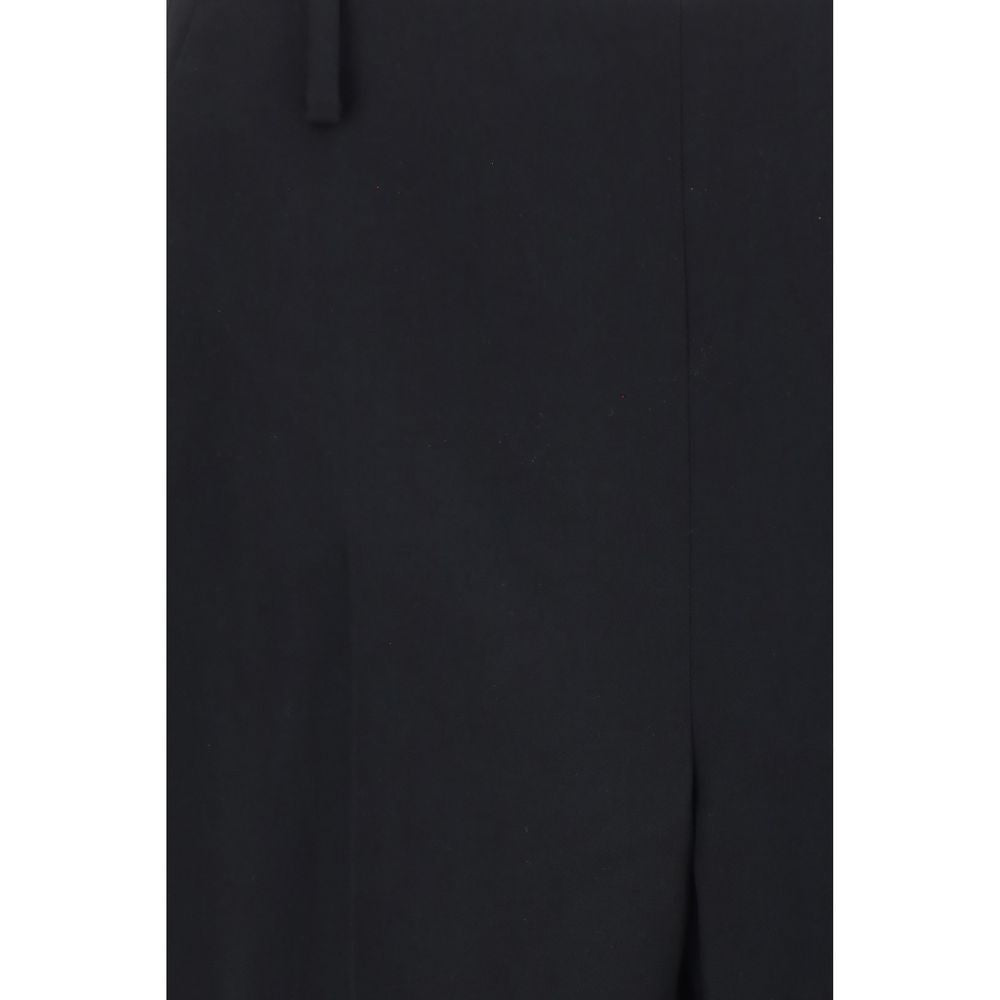 Khaite Black Polyester Trousers