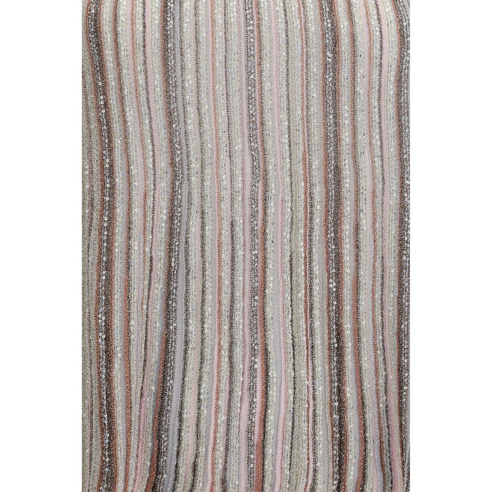 T-shirt senza maniche Missoni in rayon multicolore