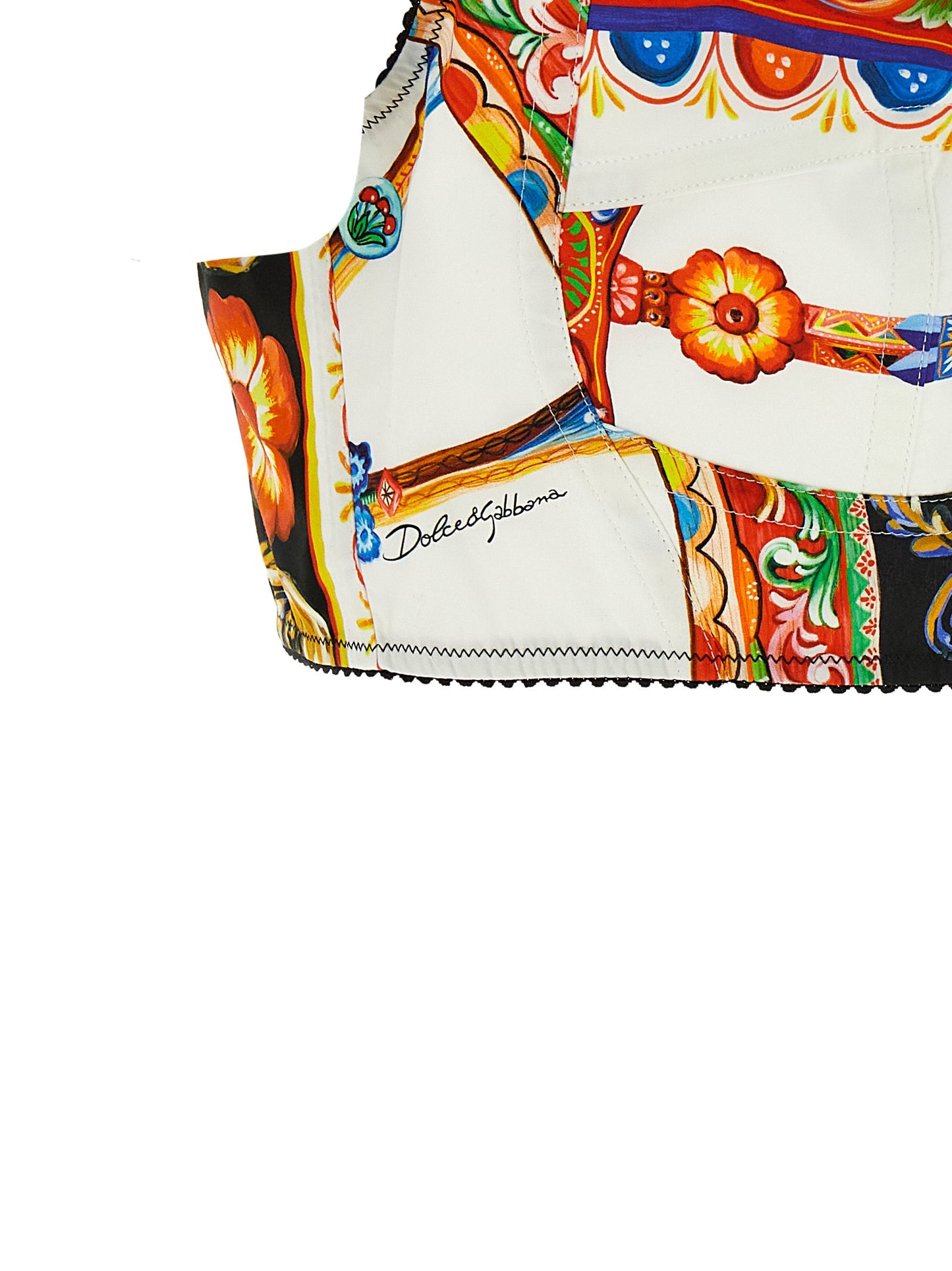 Dolce & Gabbana Mehrfarbige Baumwoll-Tanktops