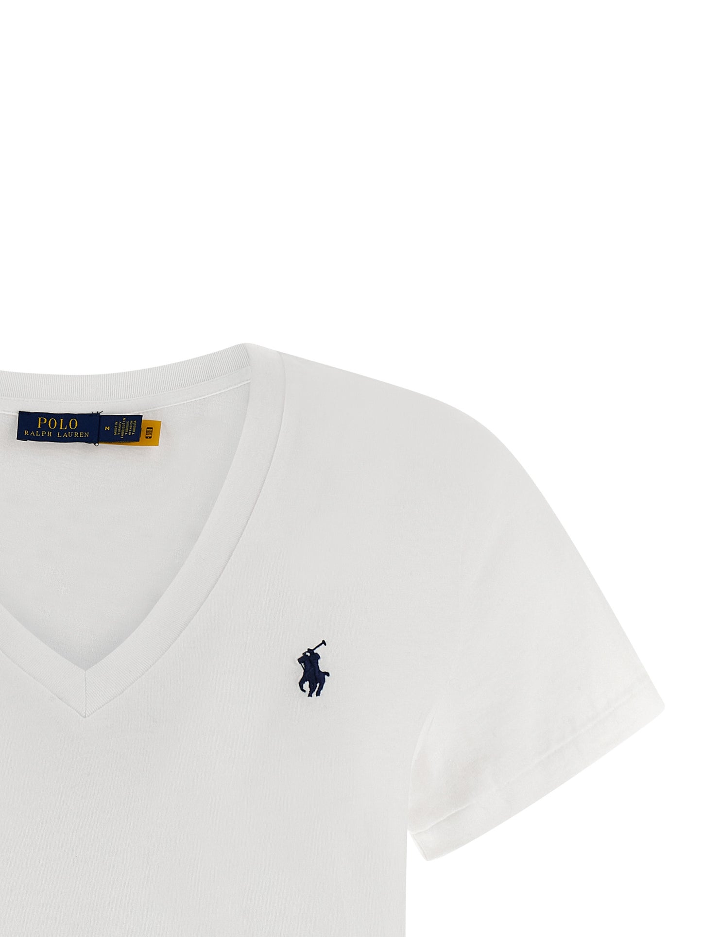 Polo Ralph Lauren Weißes Baumwoll-T-Shirt