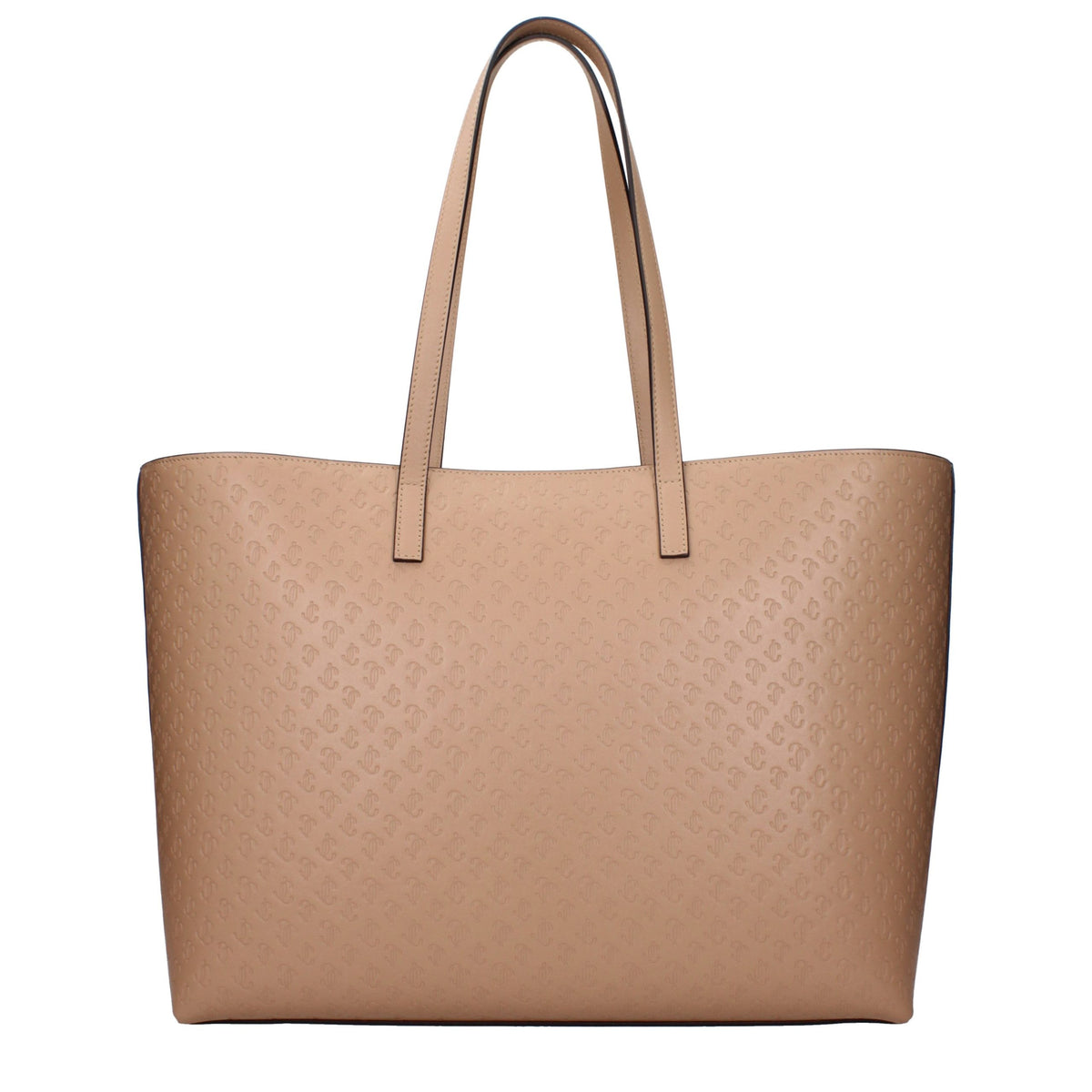 Jimmy Choo Braune Leder-Schultertasche