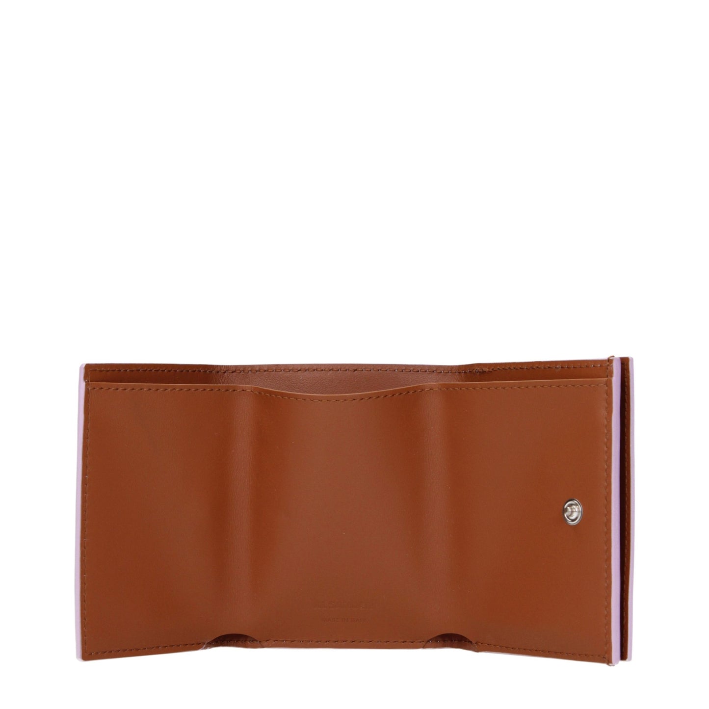 Jil Sander Pinkes Leder Portemonnaie