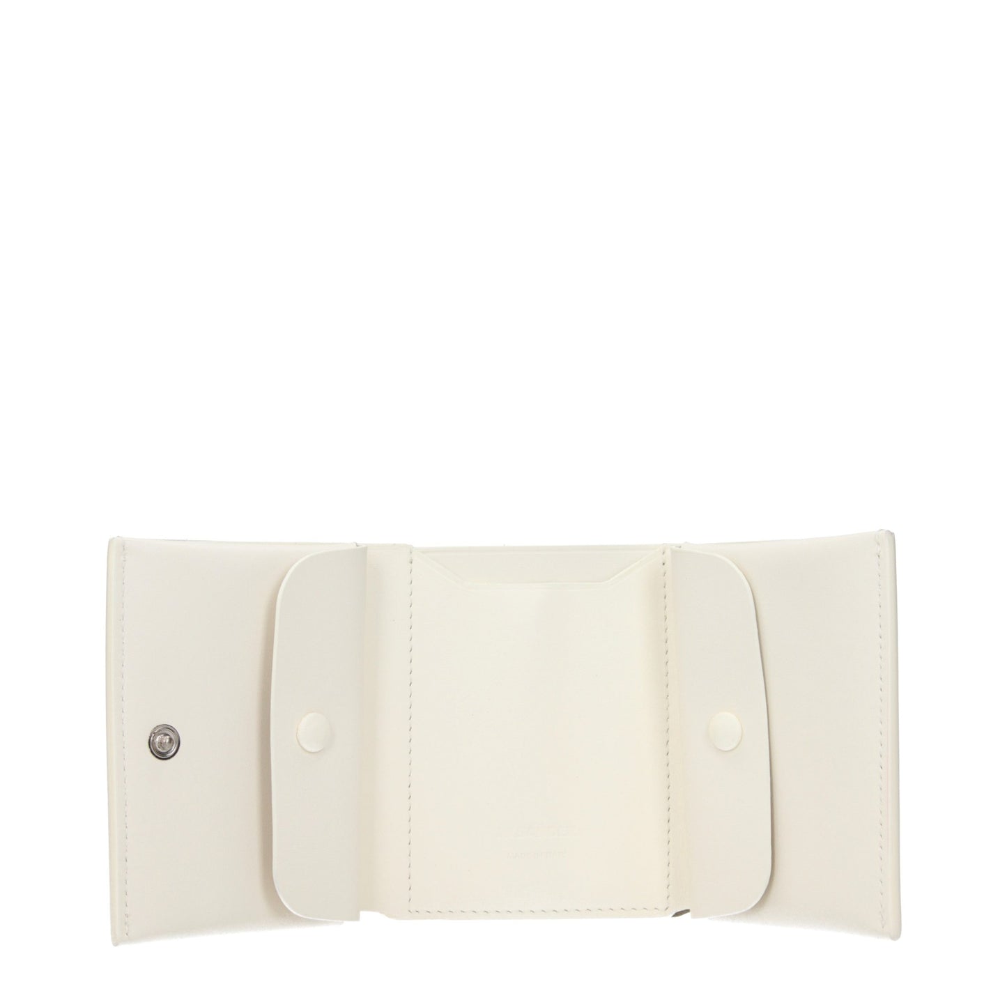 Jil Sander Beige Leder Portemonnaie