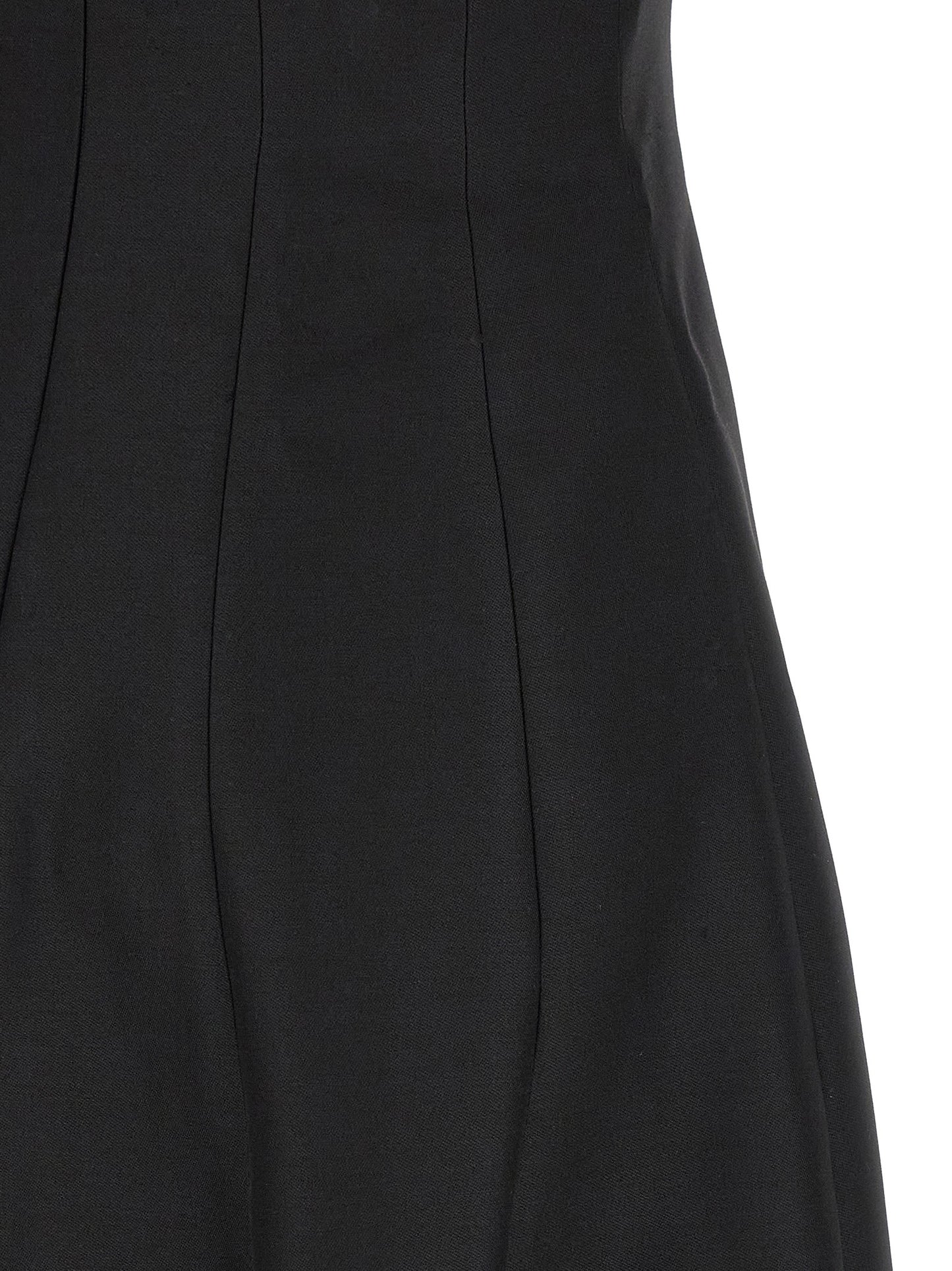 Khaite Langes Wollkleid in Schwarz