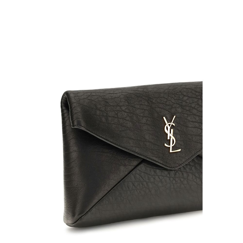 Saint Laurent Clutch in Schwarz