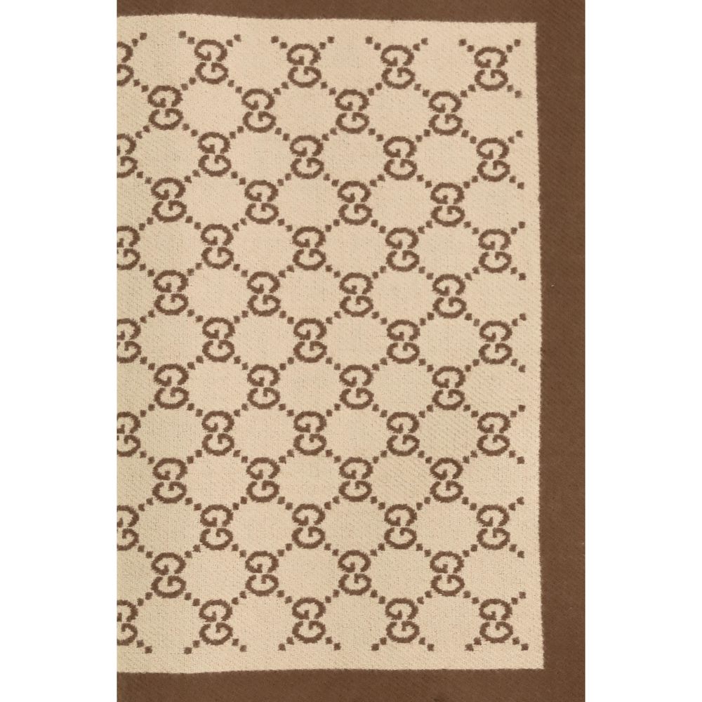 Gucci Beige Ovis Aries Wollschal – Ansicht 3 | Arca Lucia