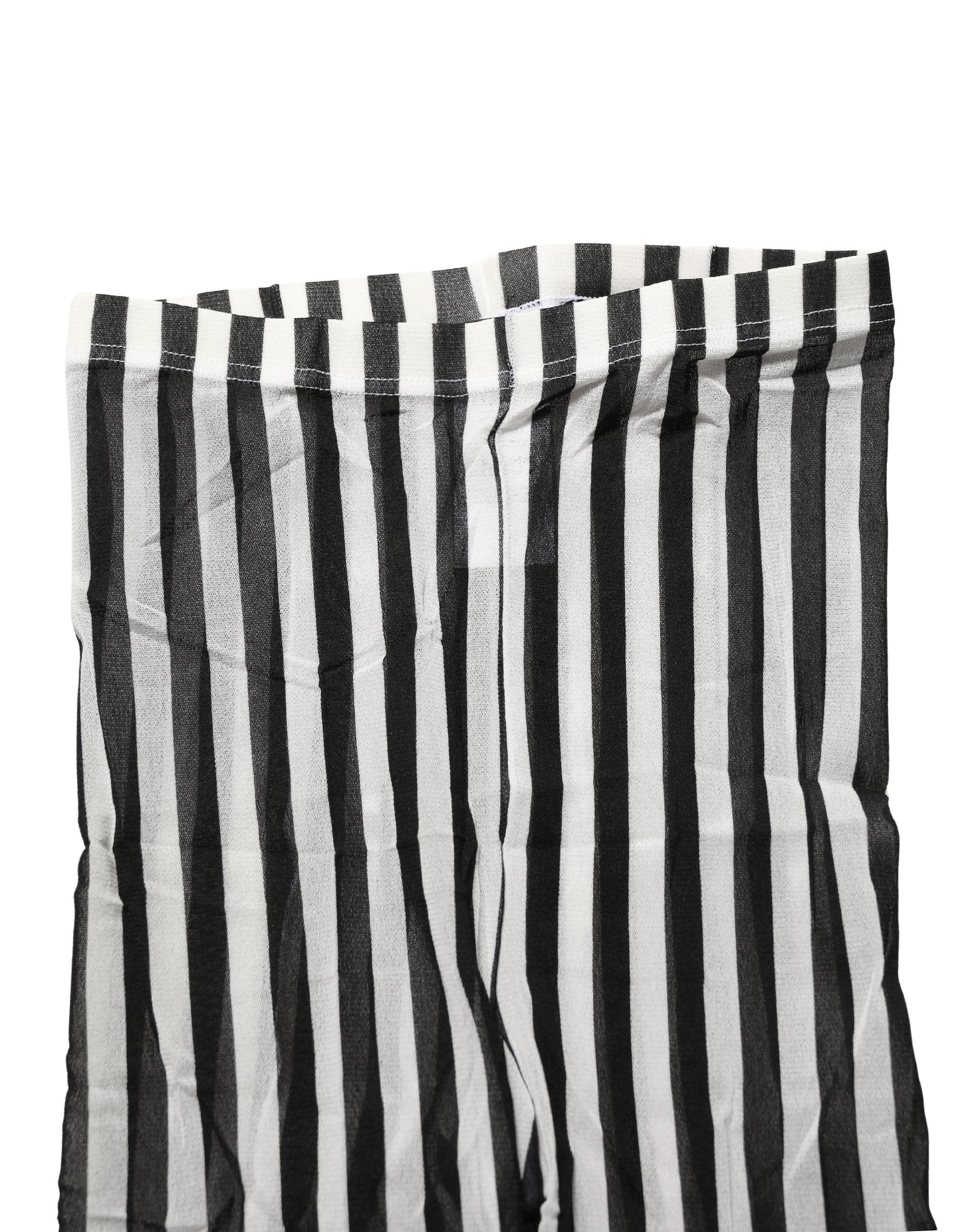 Dolce & Gabbana Strumpfhose mit Schwarz-Weißen Streifen