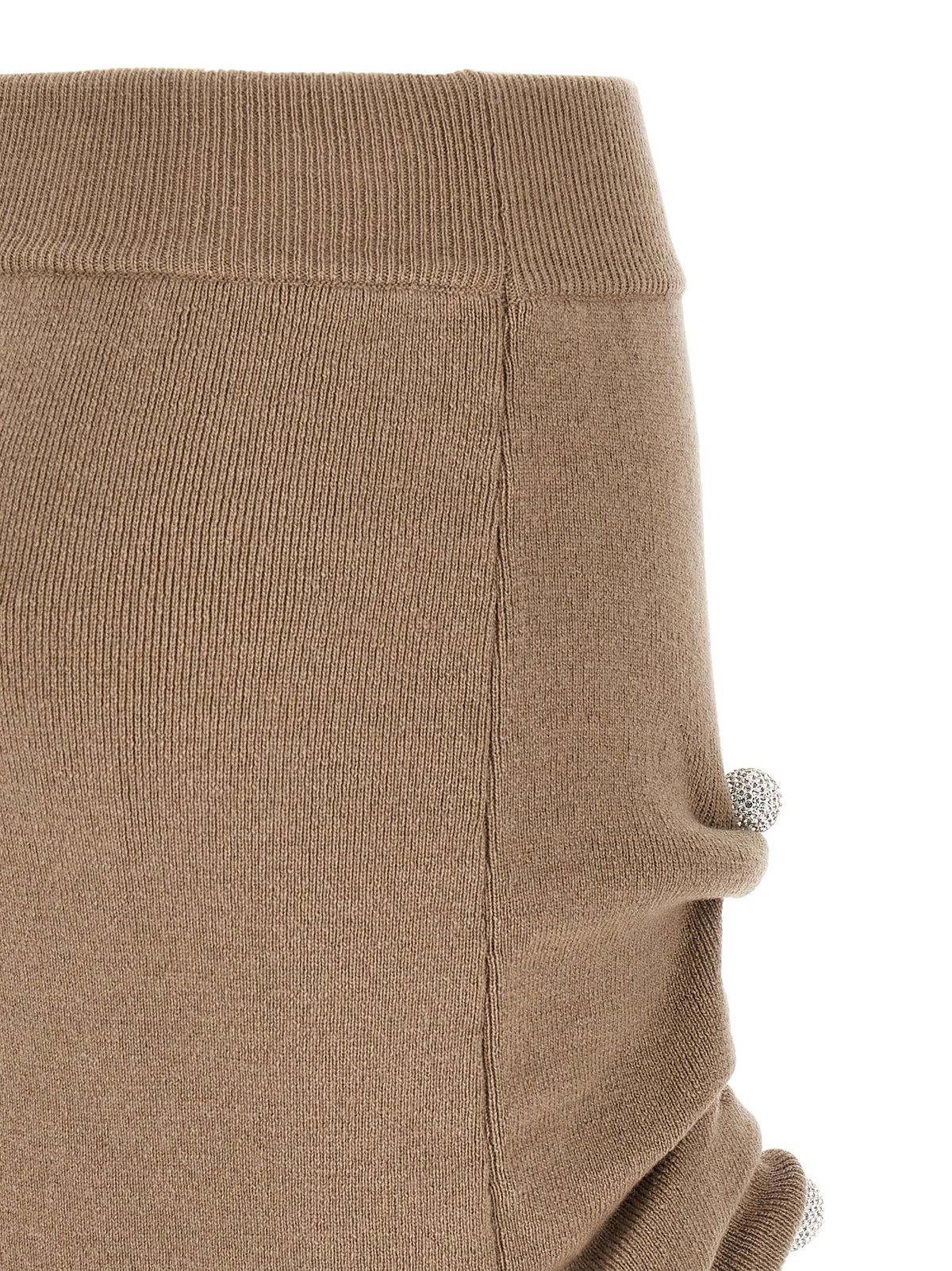 Giuseppe Di Morabito Beiger Skirt in reiner Virgin Wool