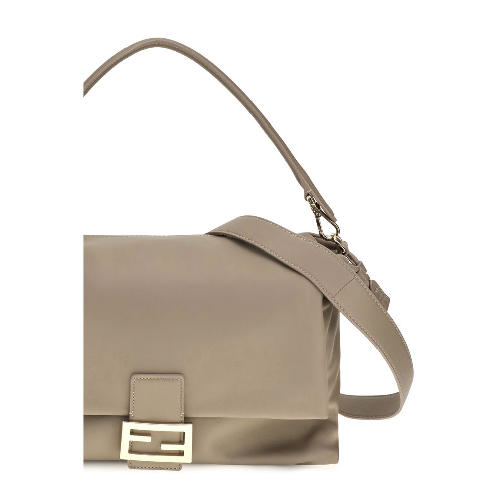 Fendi Schultertasche aus Leder in Beige – Ansicht 4 | Arca Lucia