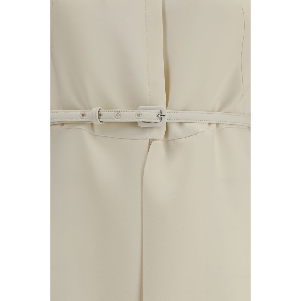 Abito casual in lana beige di Fendi