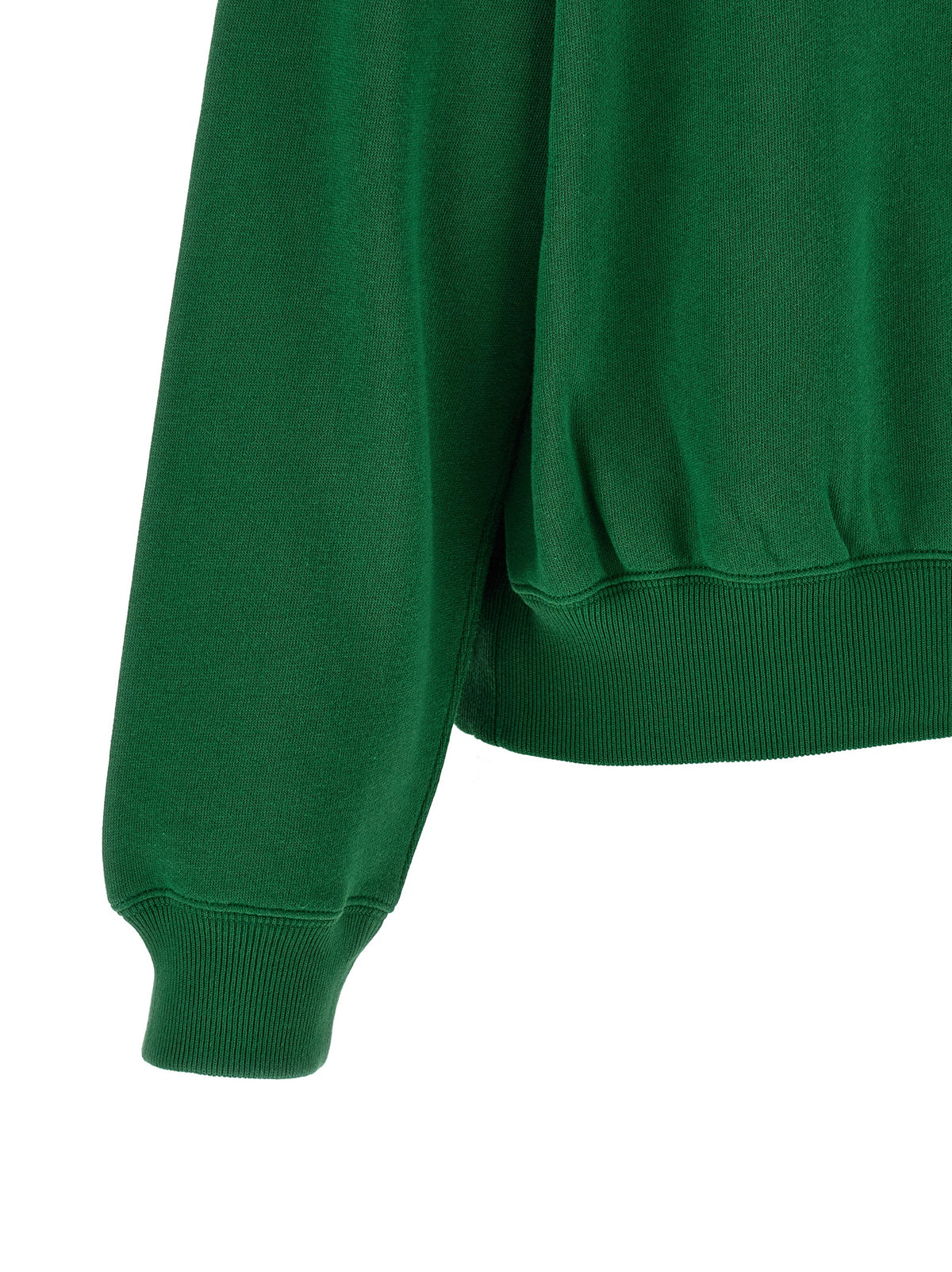 Polo Ralph Lauren Felpa Verde con Cappuccio in Cotone