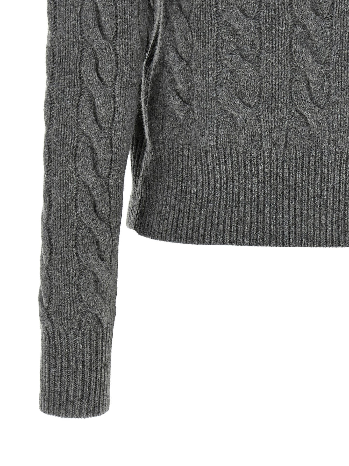 Polo Ralph Lauren Grauer Wollcardigan