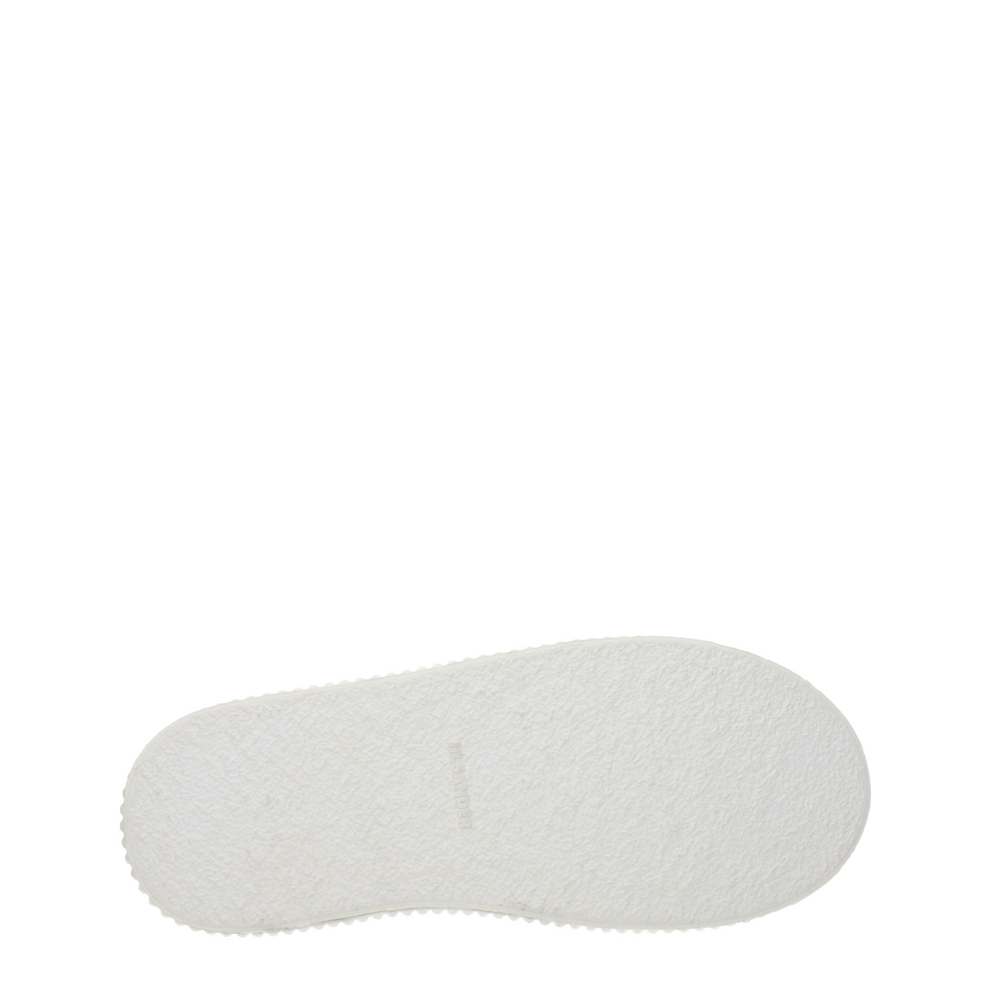 Jil Sander Weiße Leder Plateau-Sneaker