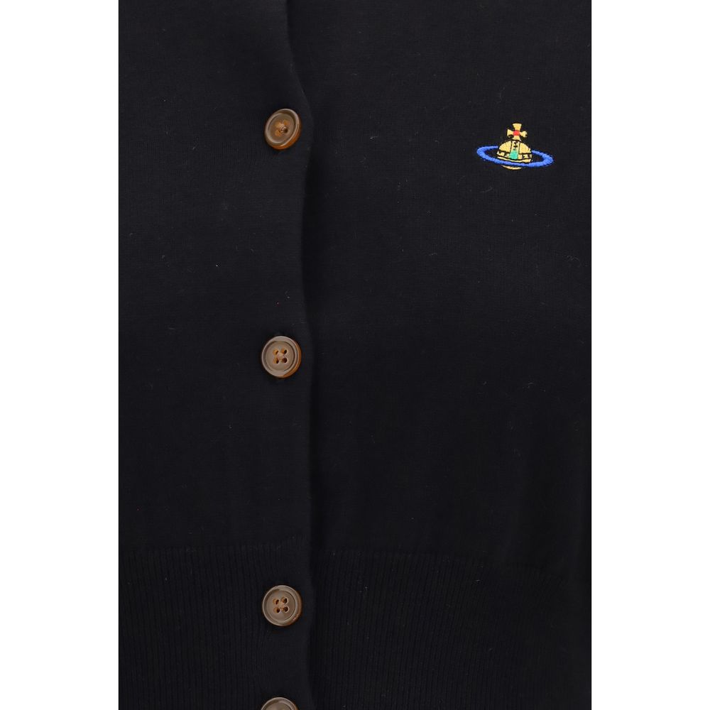 Vivienne Westwood Schwarzer Baumwollcardigan