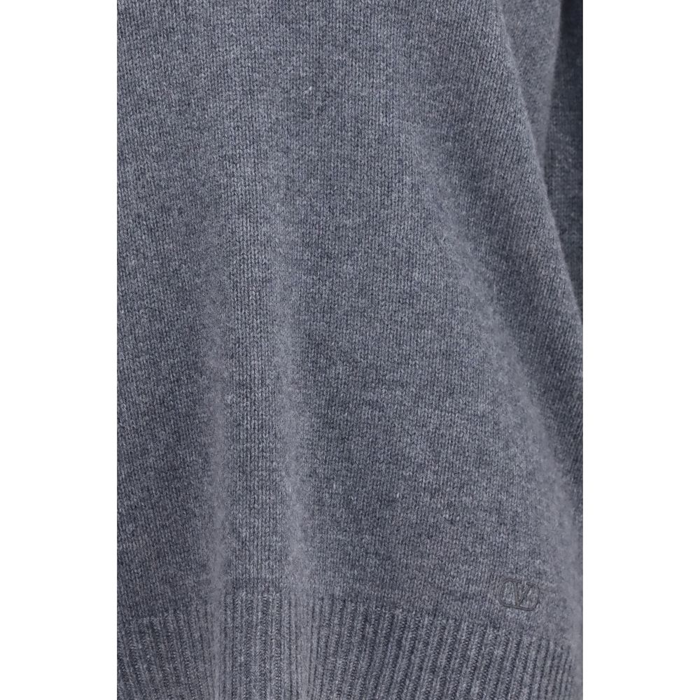 Valentino Garavani Grauer Kaschmirpullover – Produktansicht 3 | Arca Lucia