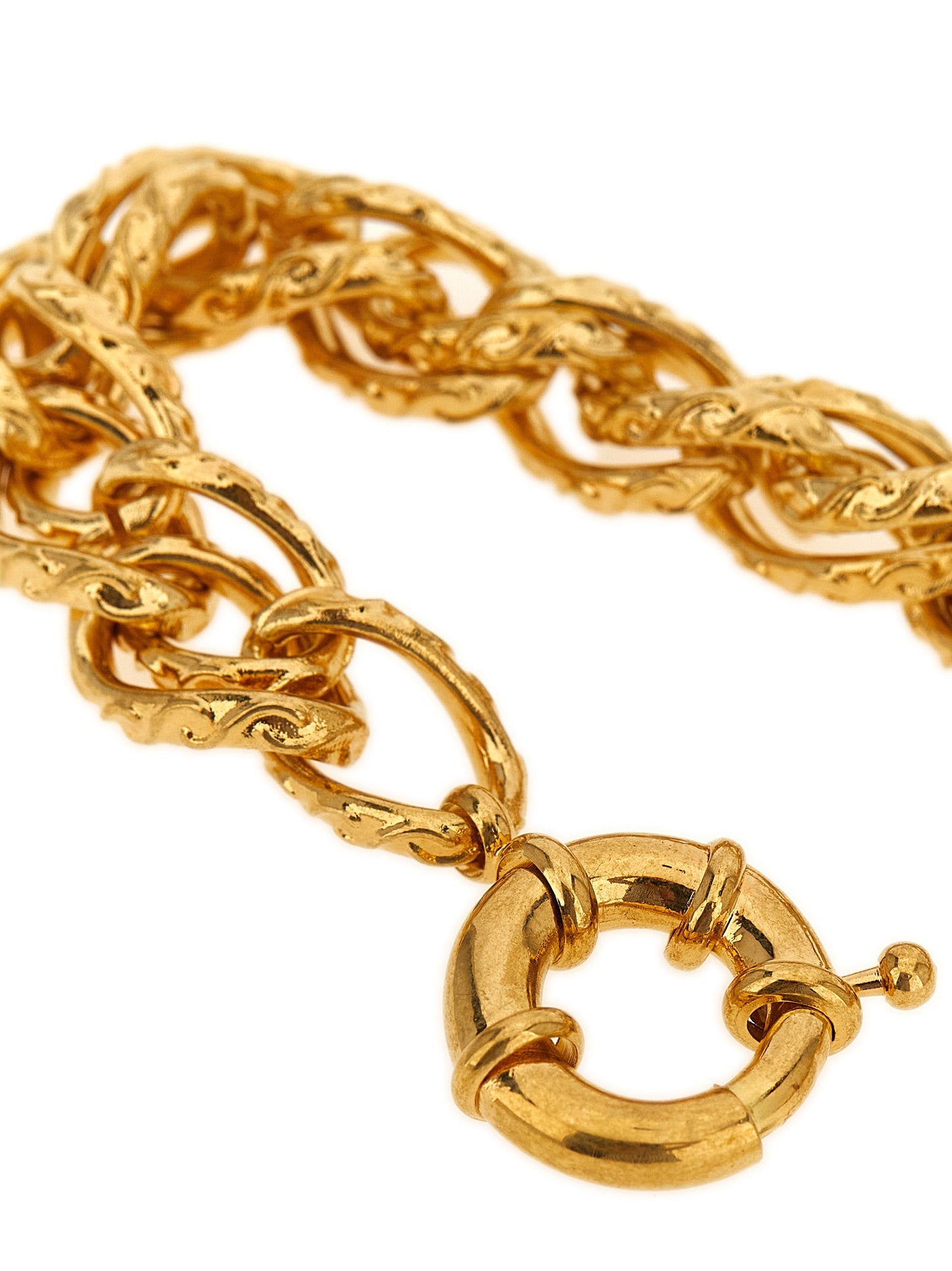 Saint Laurent Armband aus Goldmessing