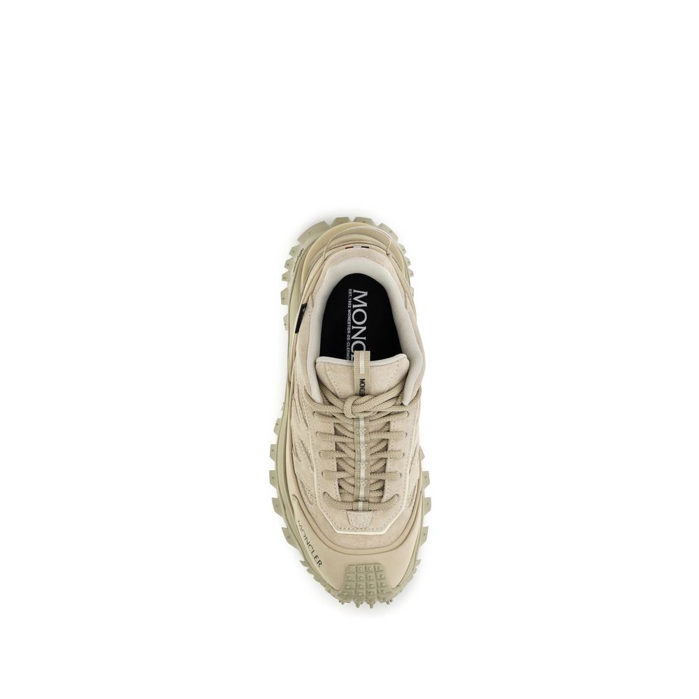 Moncler Sneaker aus Wildleder in Beige