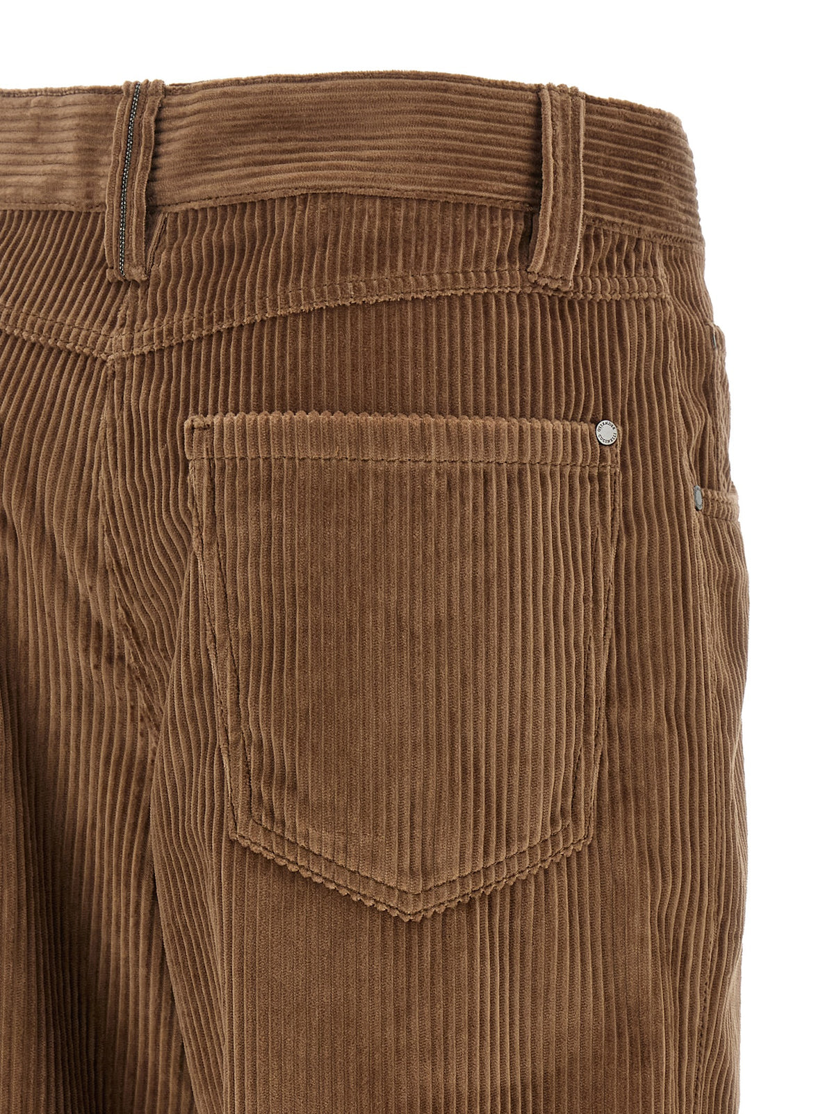 Brunello Cucinelli Hose aus Baumwolle in Braun – Ansicht 4 | Arca Lucia