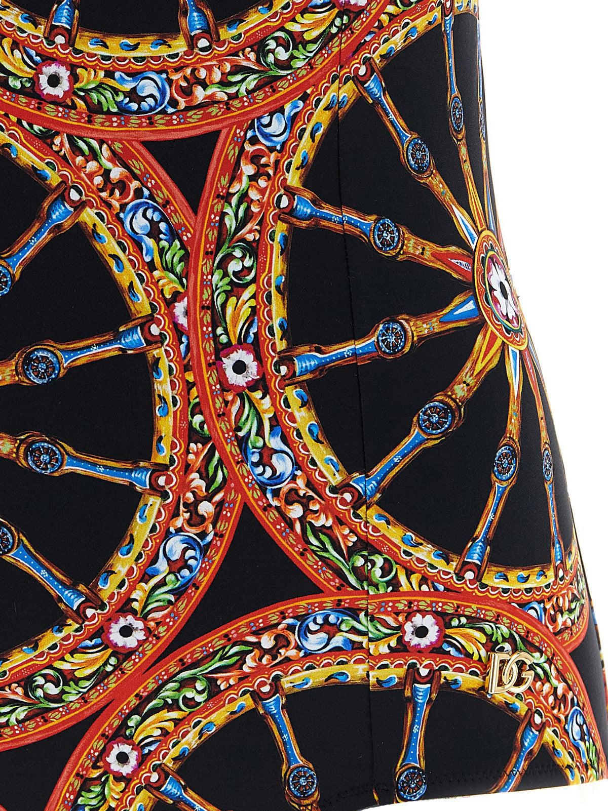 Dolce & Gabbana Multicolored Polyamide One-Piece Swimsuit