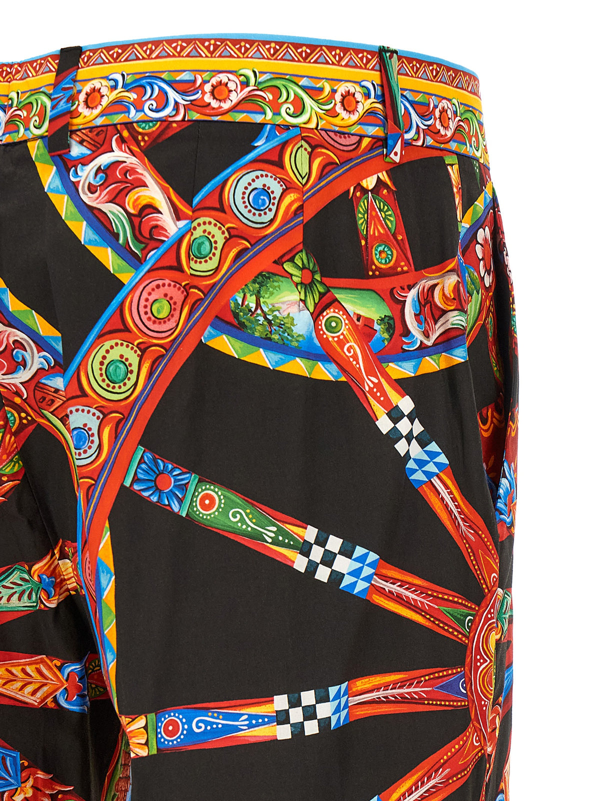 Dolce & Gabbana Pantaloni Carretto a Sigaretta in Cotone