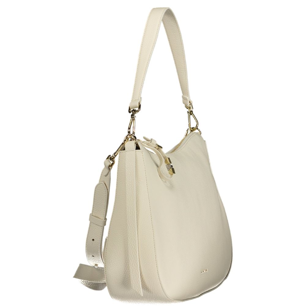 Borsa Coccinelle in pelle bianca