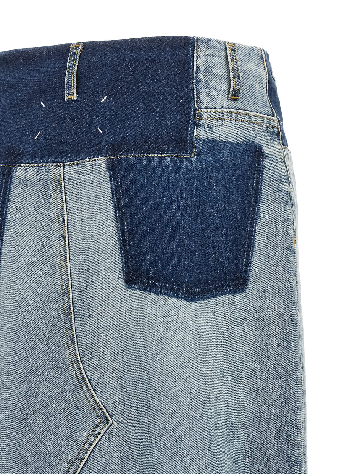 Maison Margiela Rock aus Canvas in Hellblau