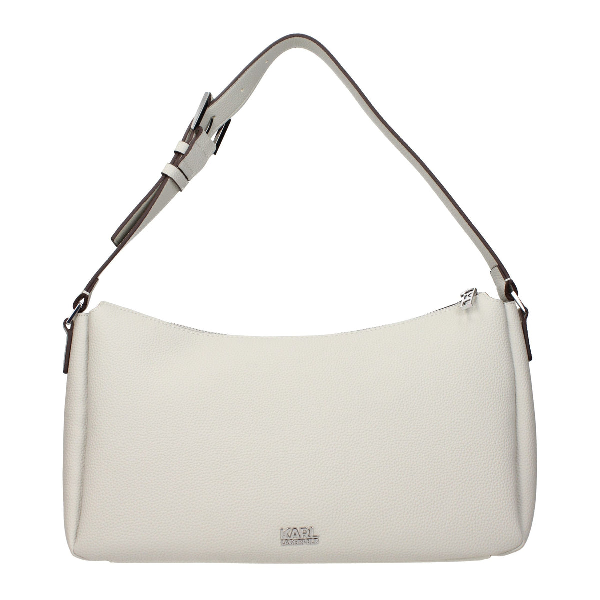 Borsa a tracolla Karl Lagerfeld in pelle grigia