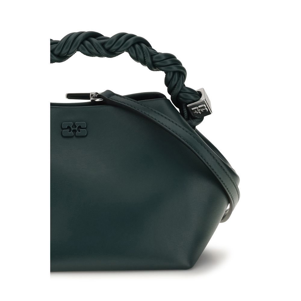 Ganni Borsa mini Bou bicolore in pelle riciclata