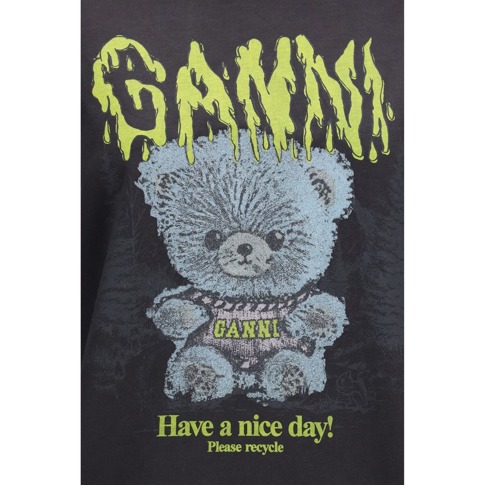 Ganni Maglione in Cotone – Grigio
