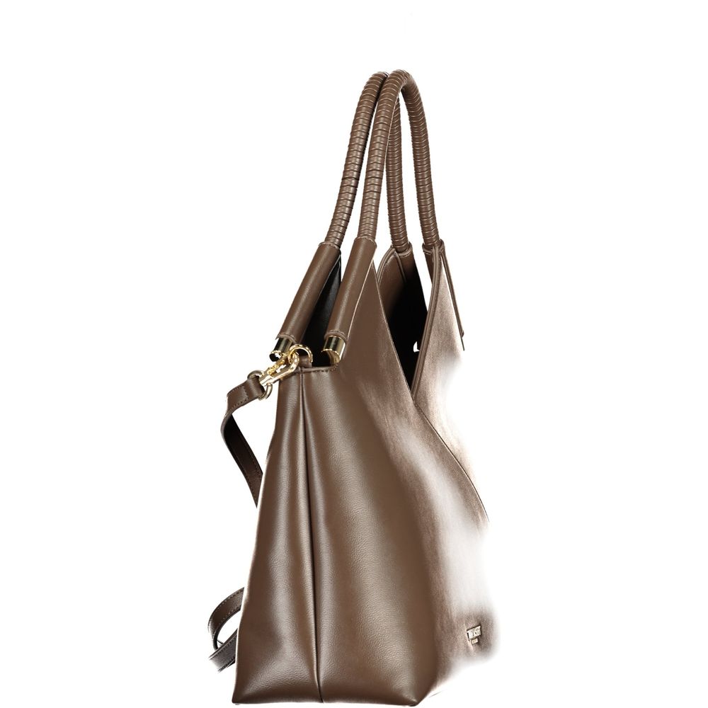 Twinset borsa a mano Polyethylen marrone