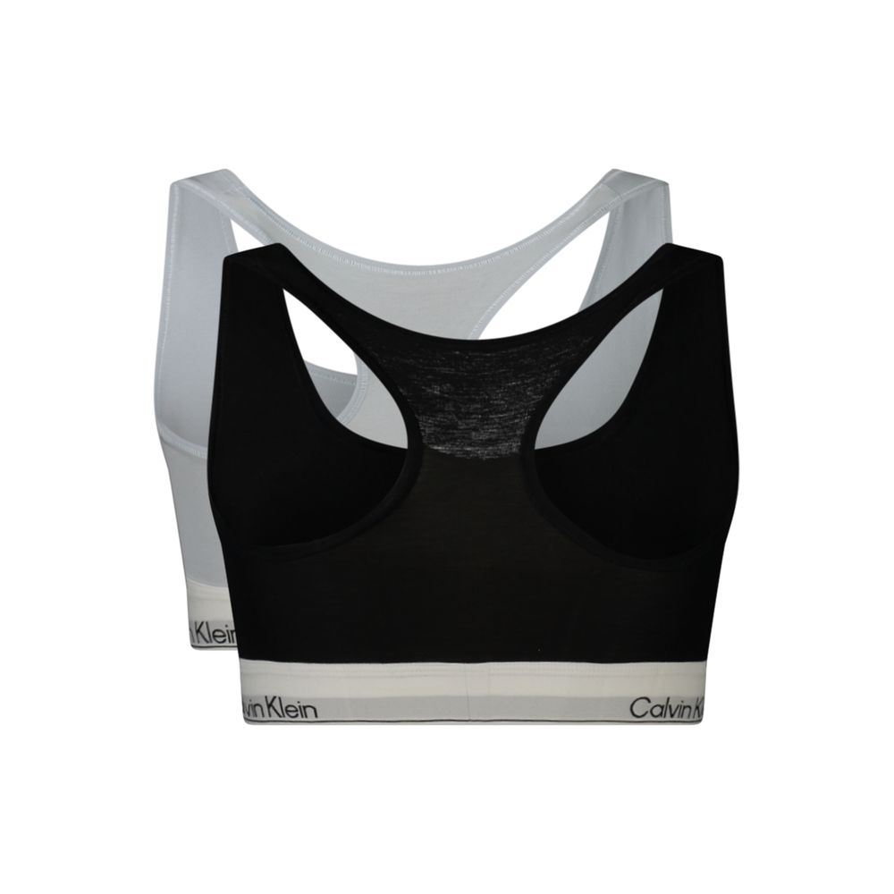 Calvin Klein Bralette 2er-Pack Schwarz/Hellblau – Produktansicht 2 | Arca Lucia