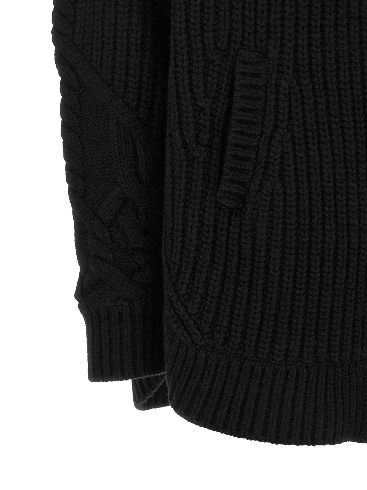 Herno Schwarzer Wollcardigan – Produktansicht 4 | Arca Lucia
