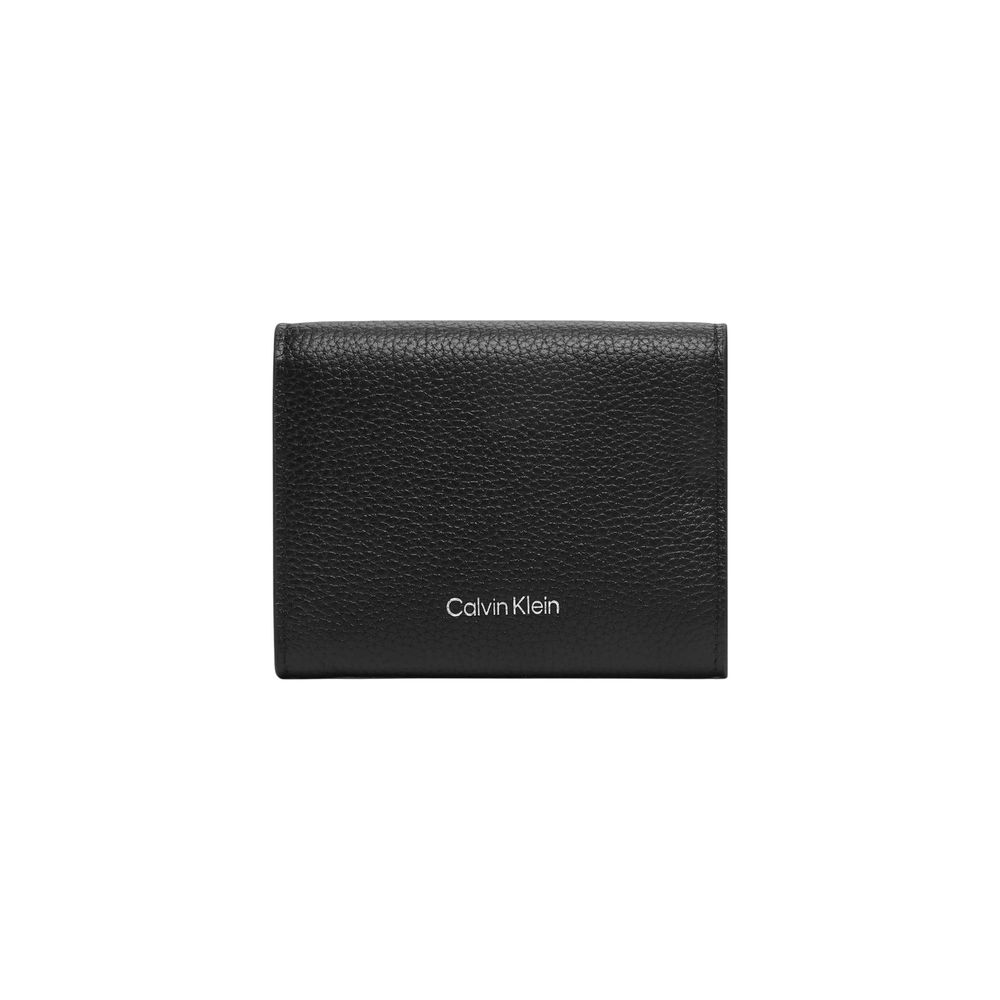 Calvin Klein Geldbörse aus Leder in Schwarz