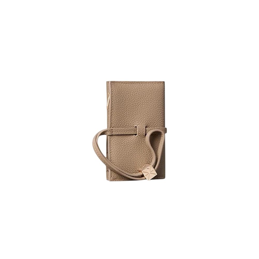 Calvin Klein Geldbörse aus Leder in Beige