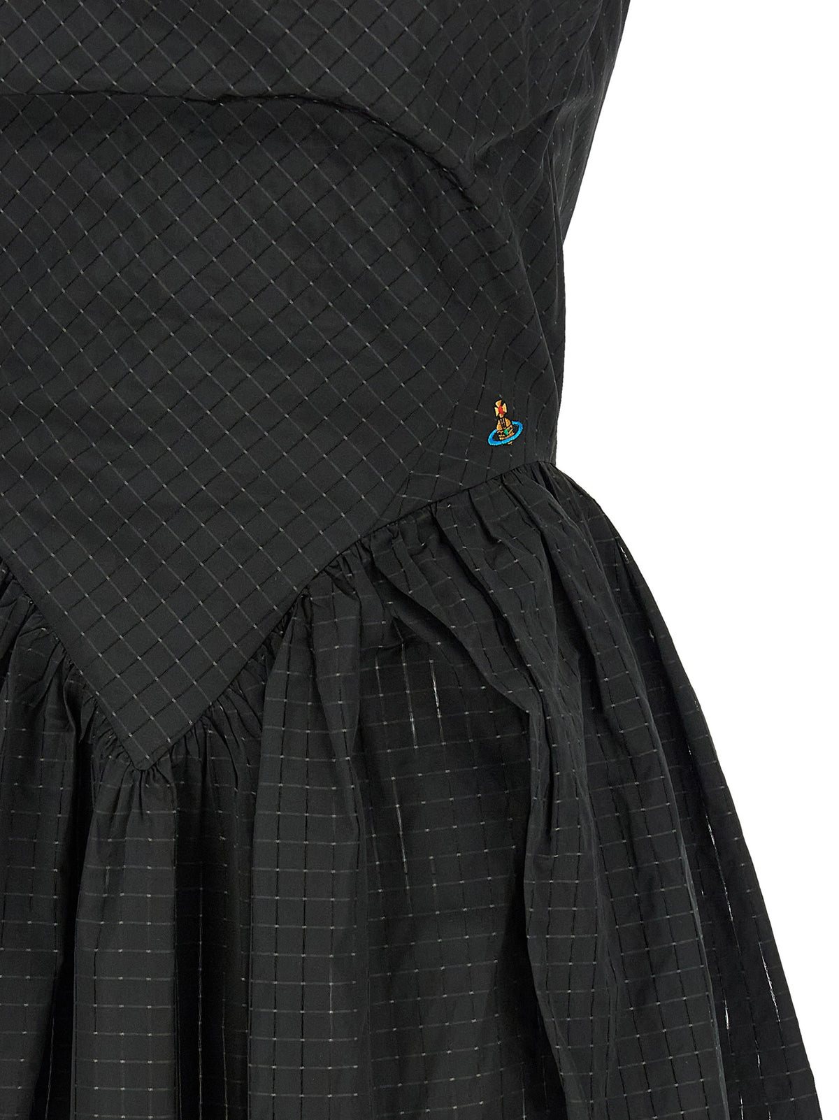 Vivienne Westwood Schwarzes Polyester-Midikleid