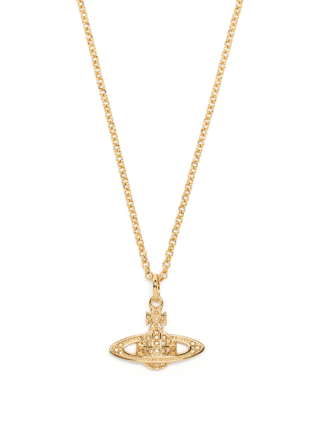 Vivienne Westwood Collana Mini Bas Relief Orb color oro