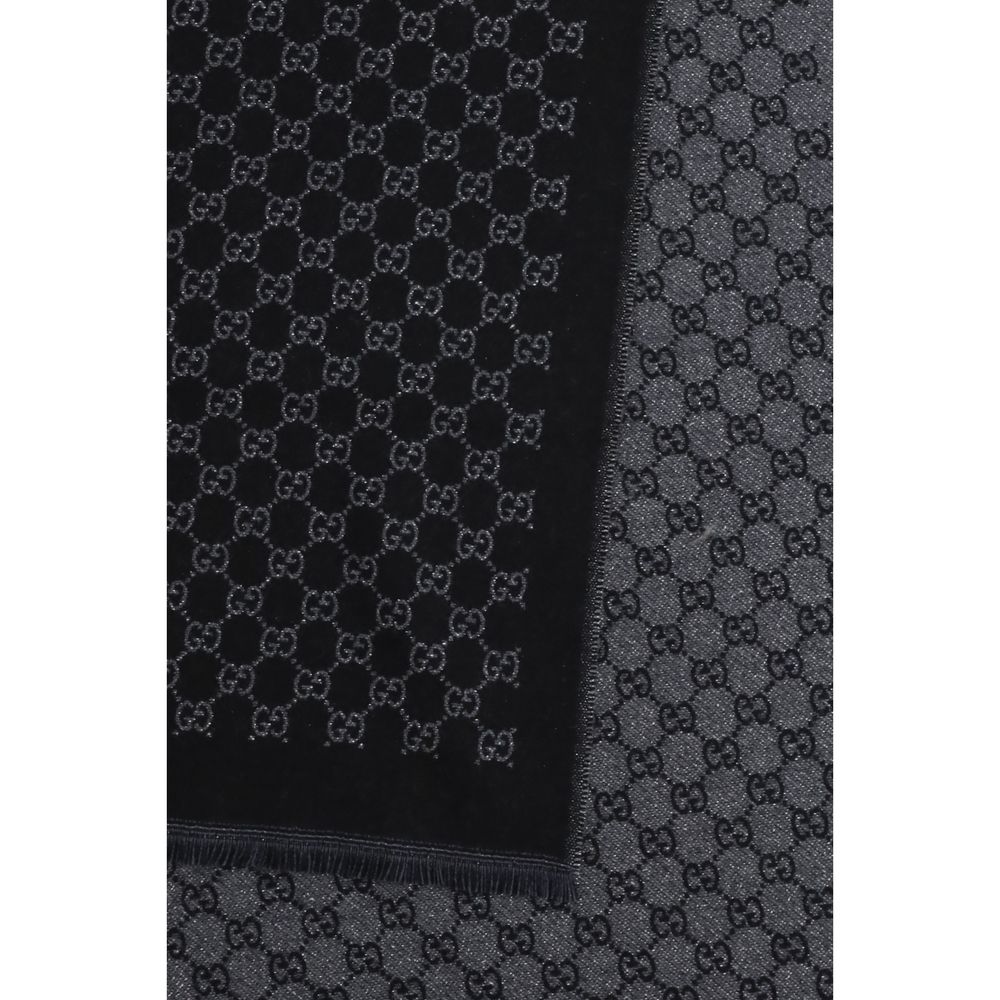 Gucci Schal aus Wolle in Schwarz – Produktansicht 3 | Arca Lucia