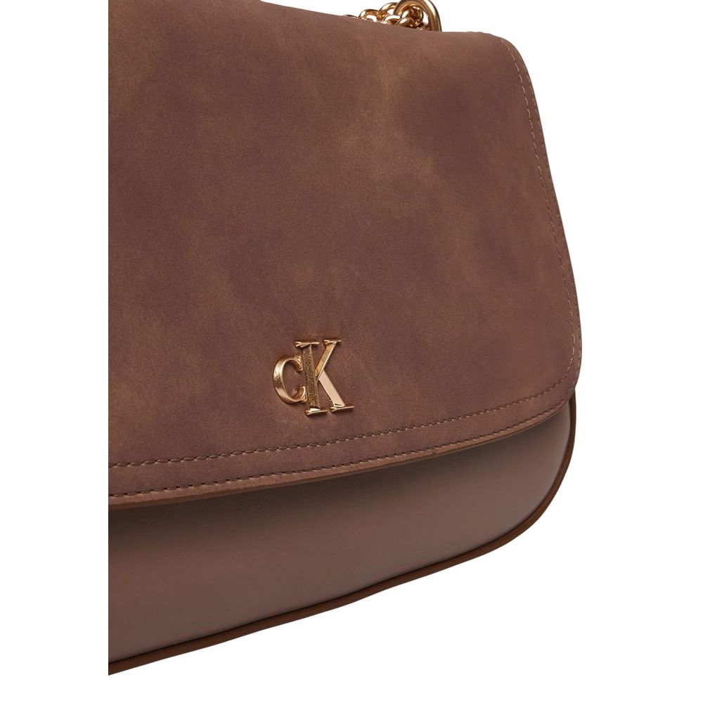 Calvin Klein Handtasche aus Polyester in Beige