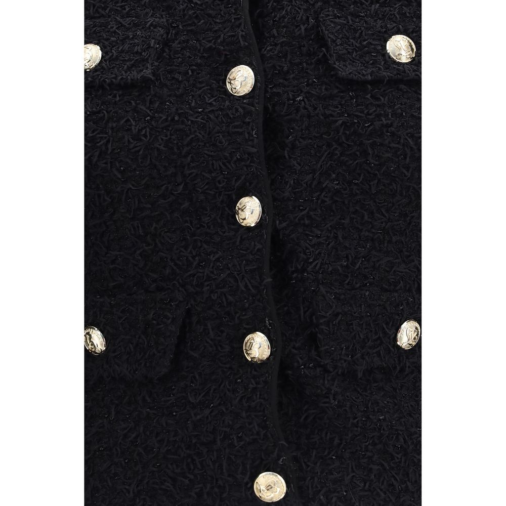 Balmain nero viscosa-Blazergiacca