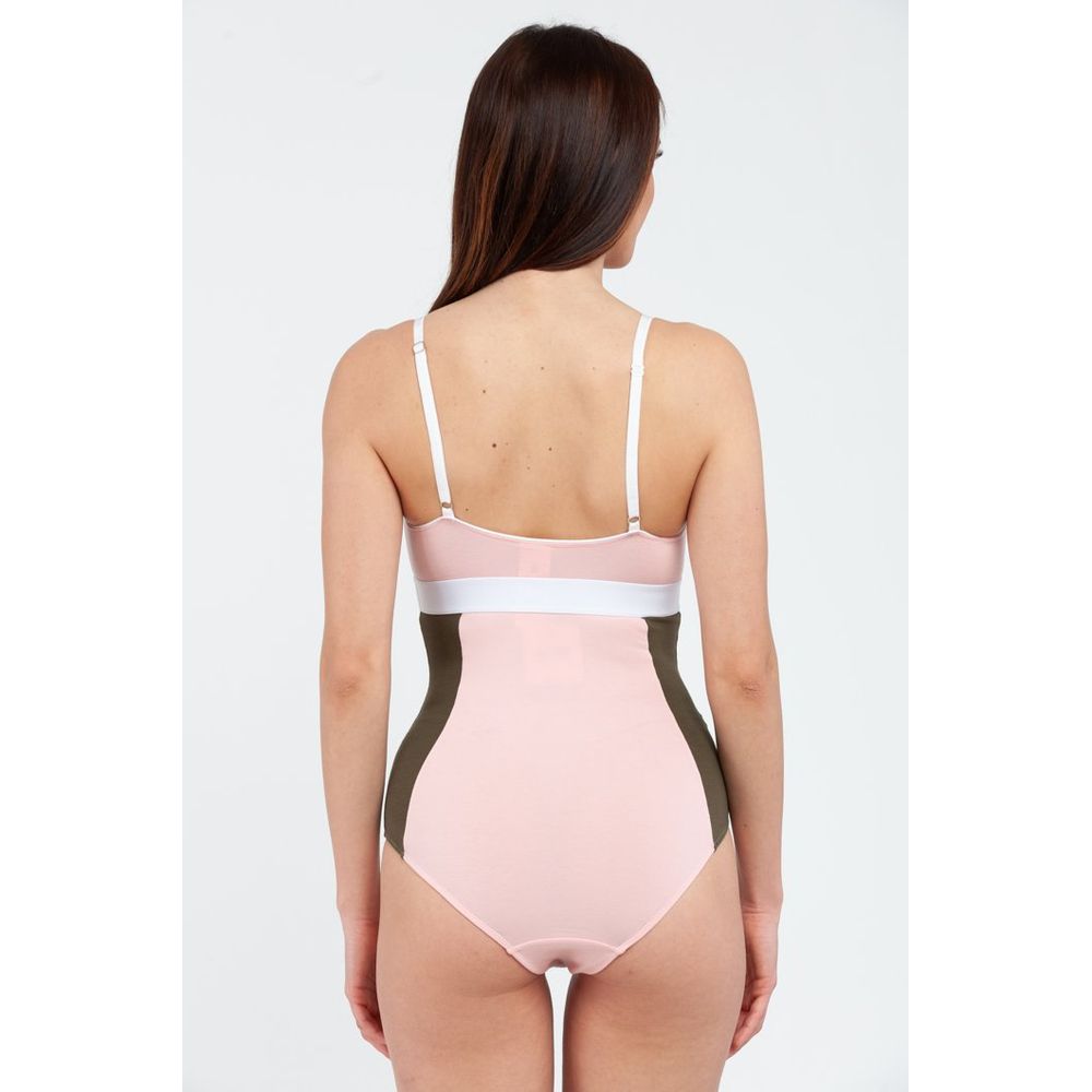 Moschino Einteiliger Badeanzug in multicolorer cotone
