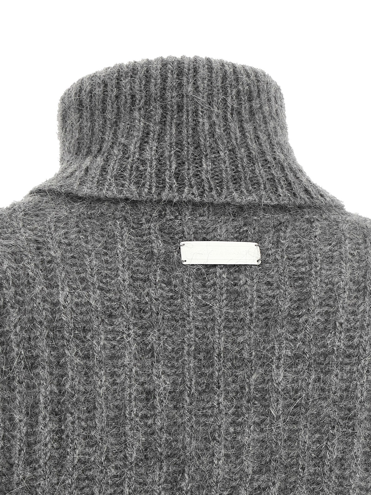 Elisabetta Franchi Grauer Mohair-Cardigan – Ansicht 4 | Arca Lucia