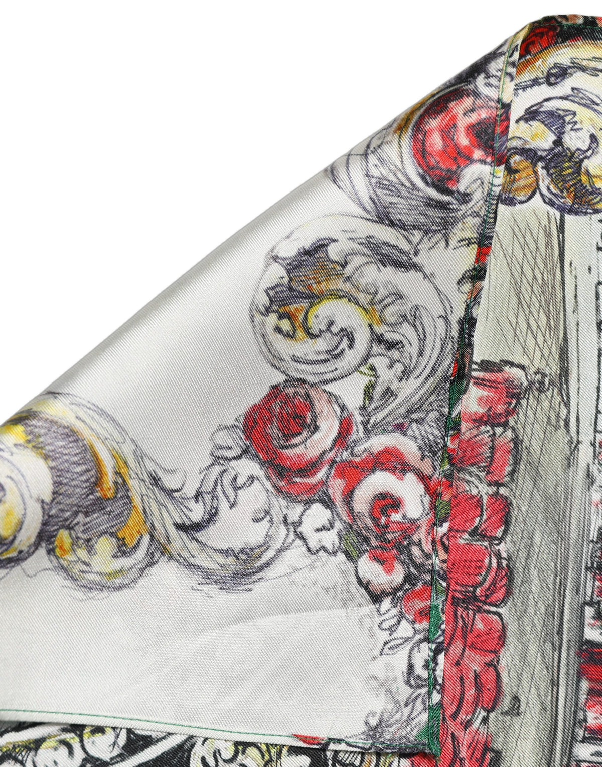 Dolce & Gabbana Multicolor Seiden-Halstuch mit Print